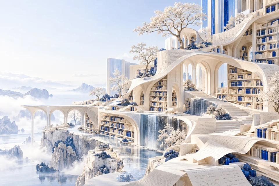 Conceptual architectural landscape for about