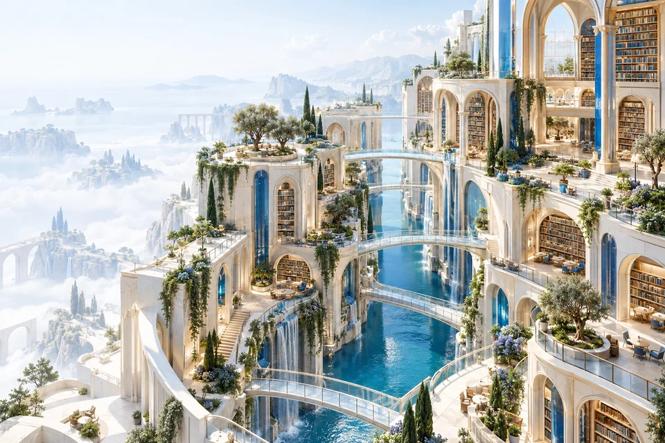 Conceptual architectural landscape for features: second brain
